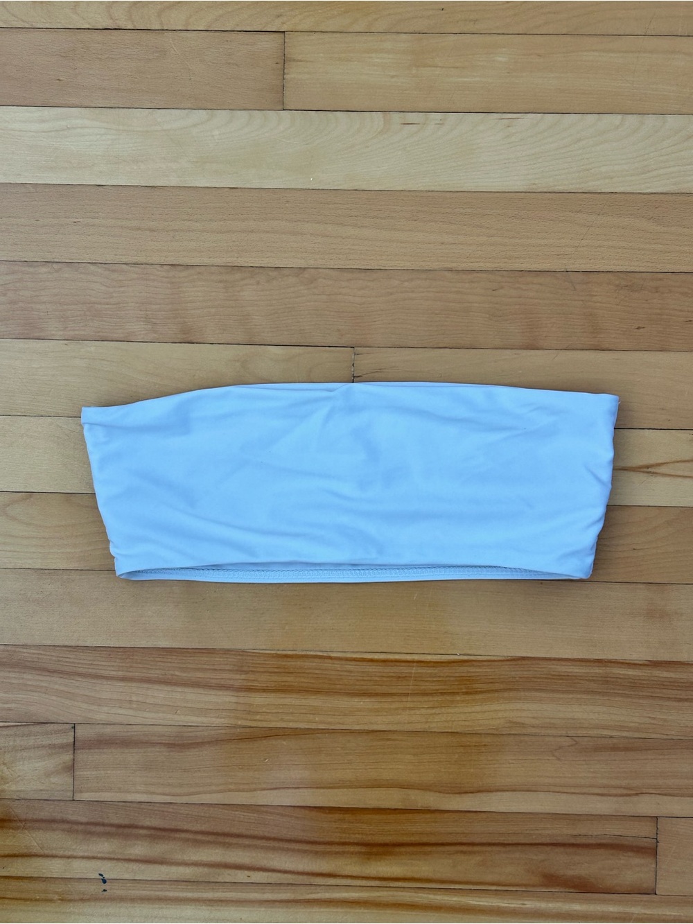 Zaful White Strapless Bandeau Bralette